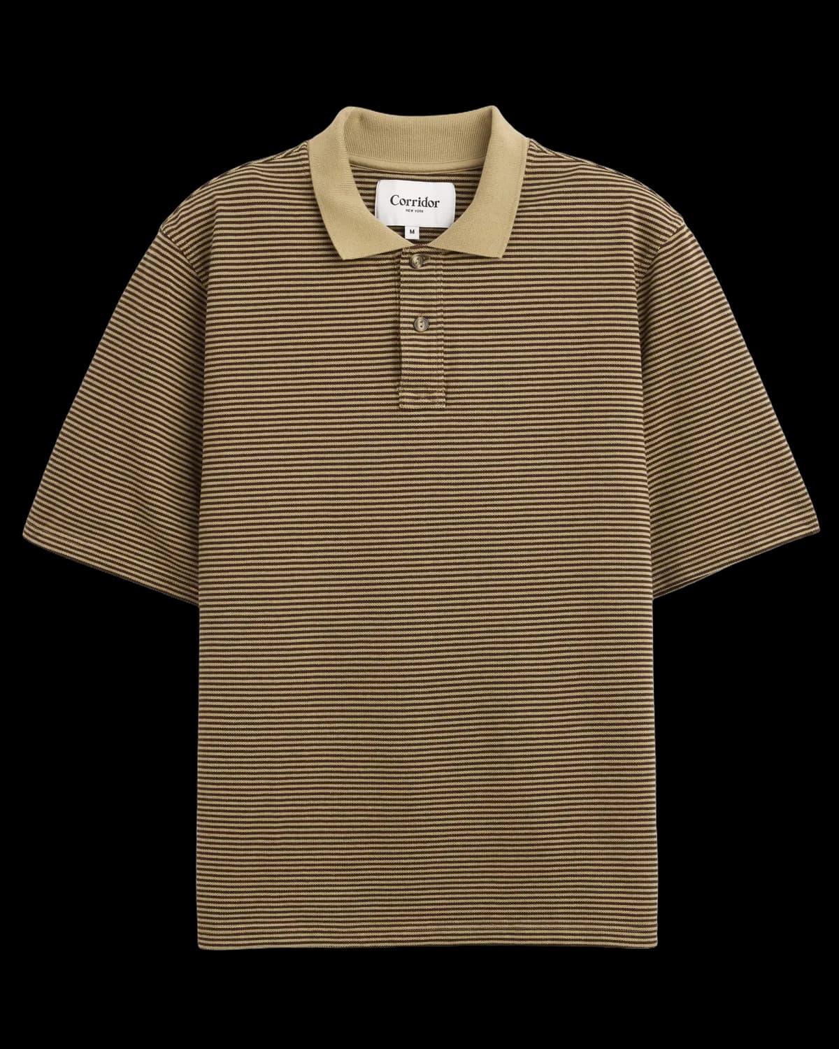 Stripe Pique Polo