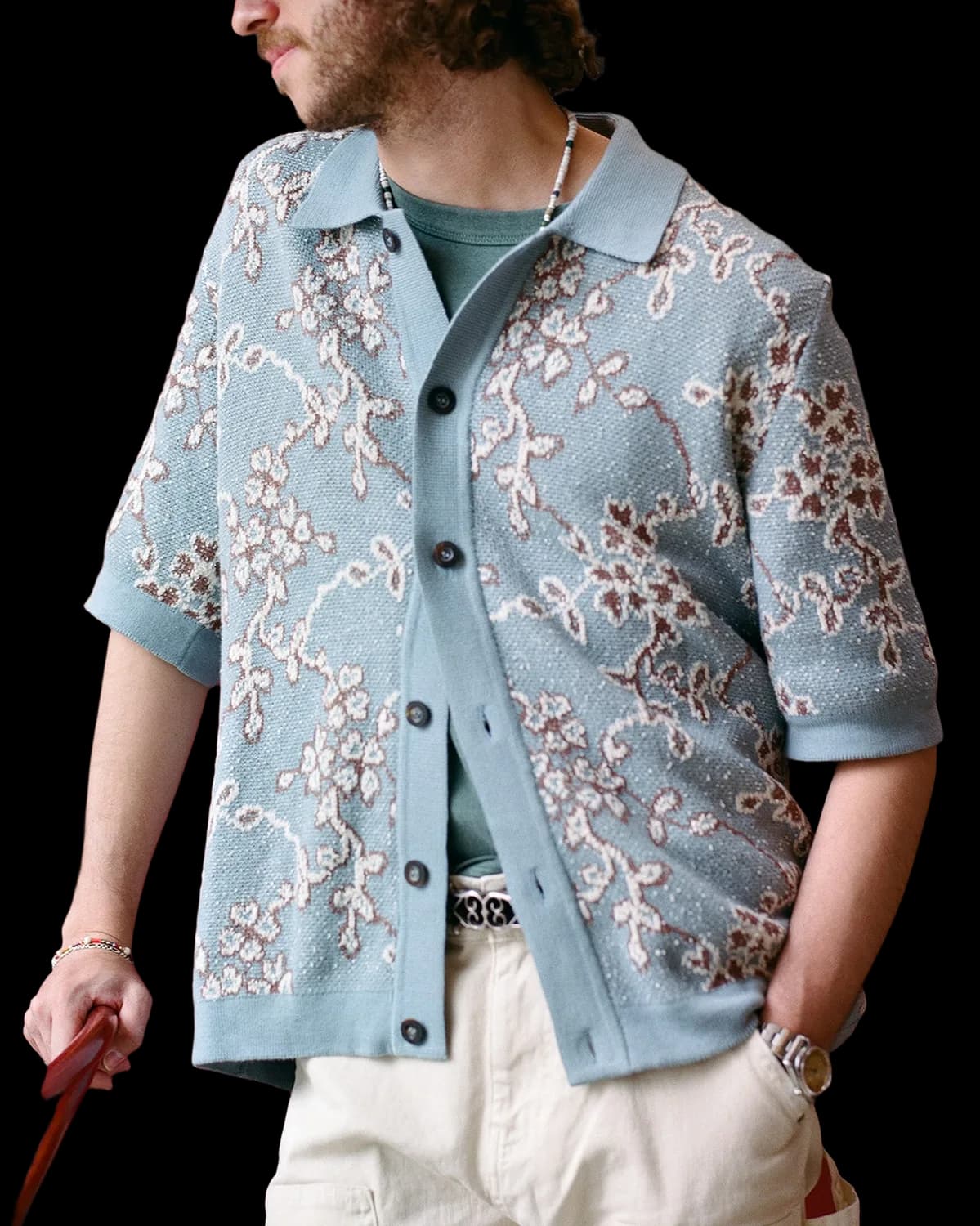 Trellis Knit Shirt