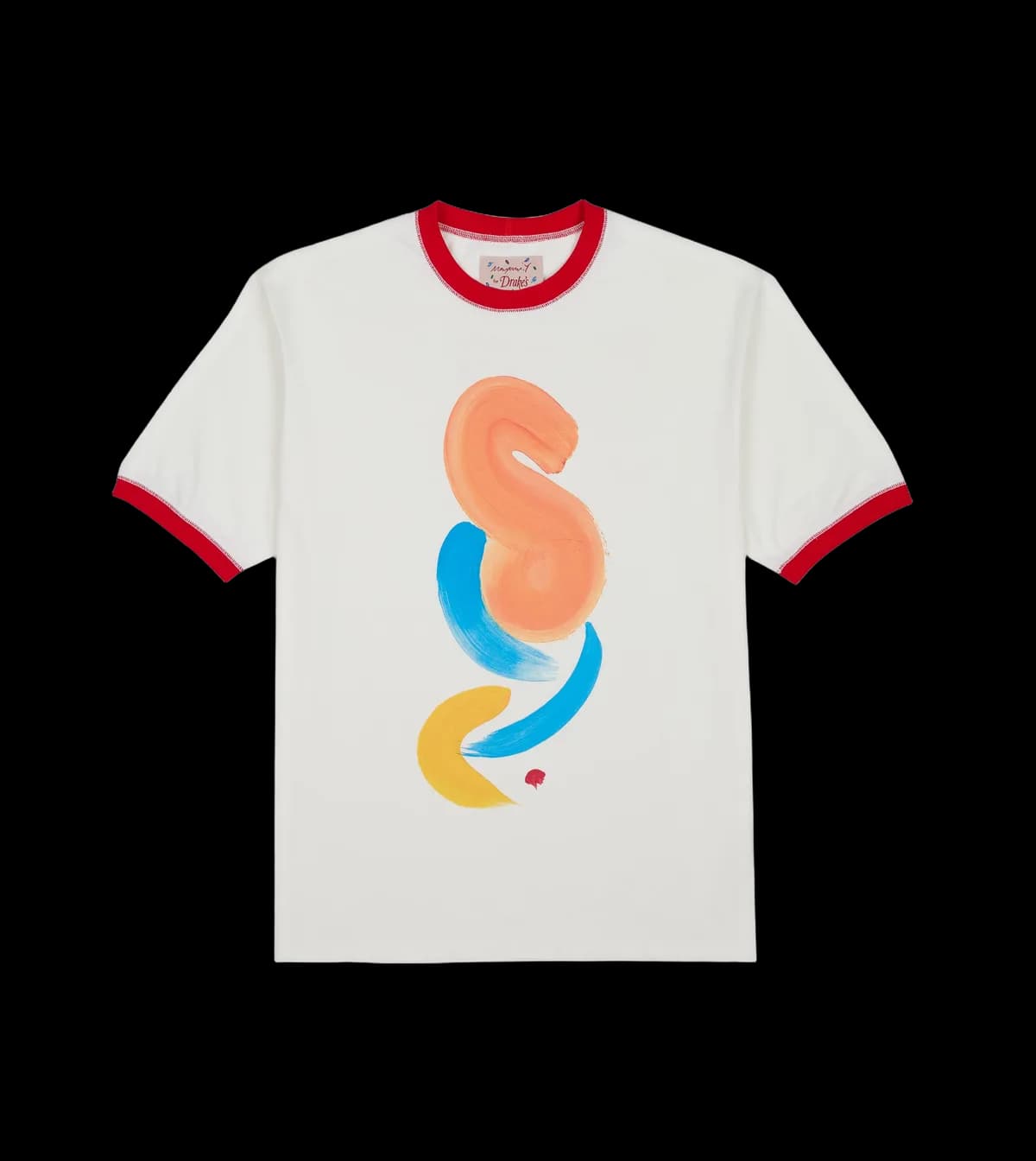 Mayumi Y. for Drake’s Print Ringer T-Shirt