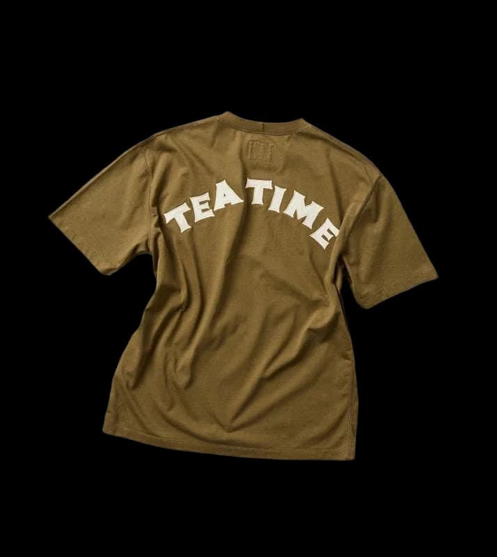 Olive 'Tea Time' Short-Sleeve Hiking T-Shirt