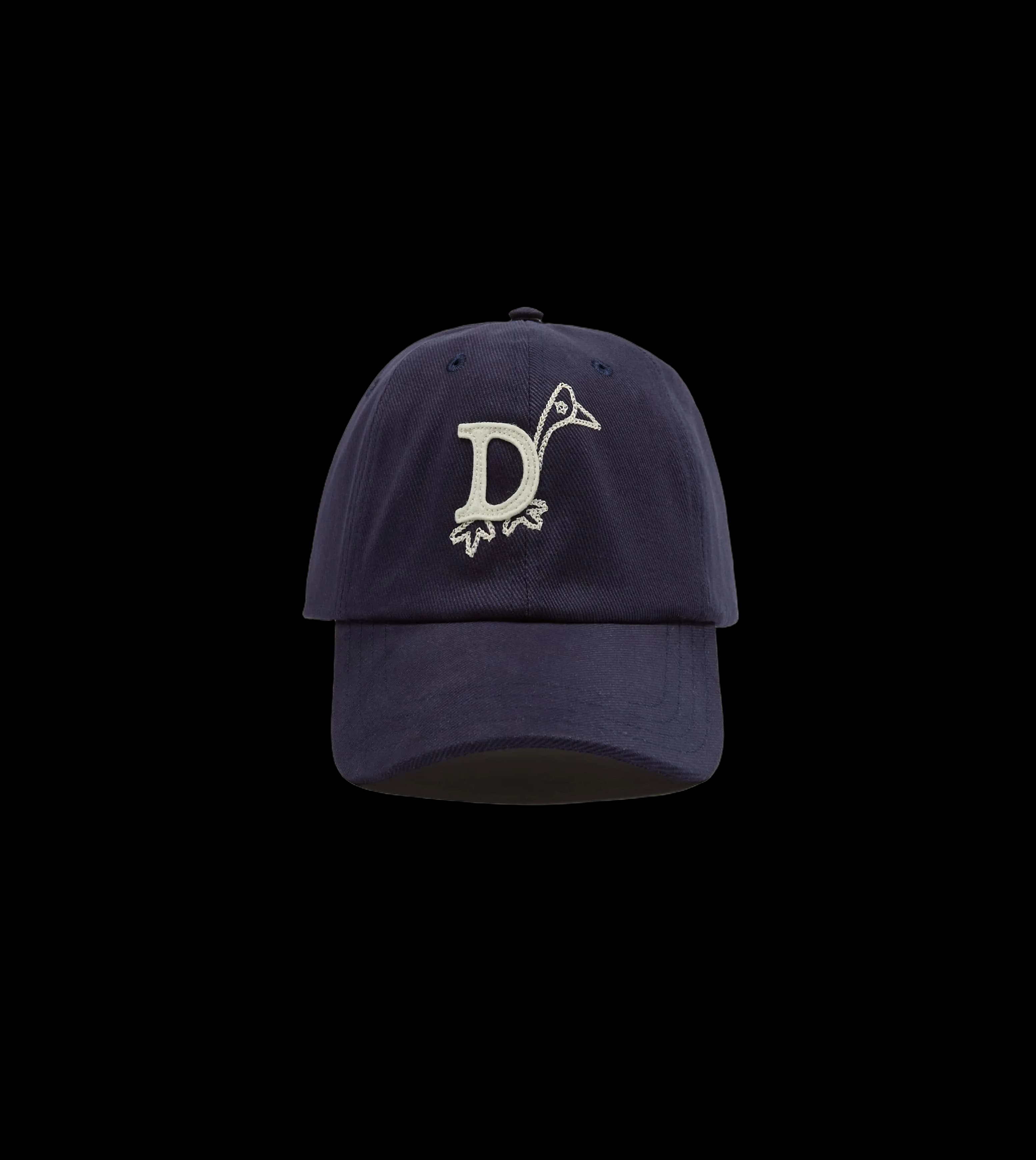 Navy 'D Duck' Cotton Twill Baseball Cap