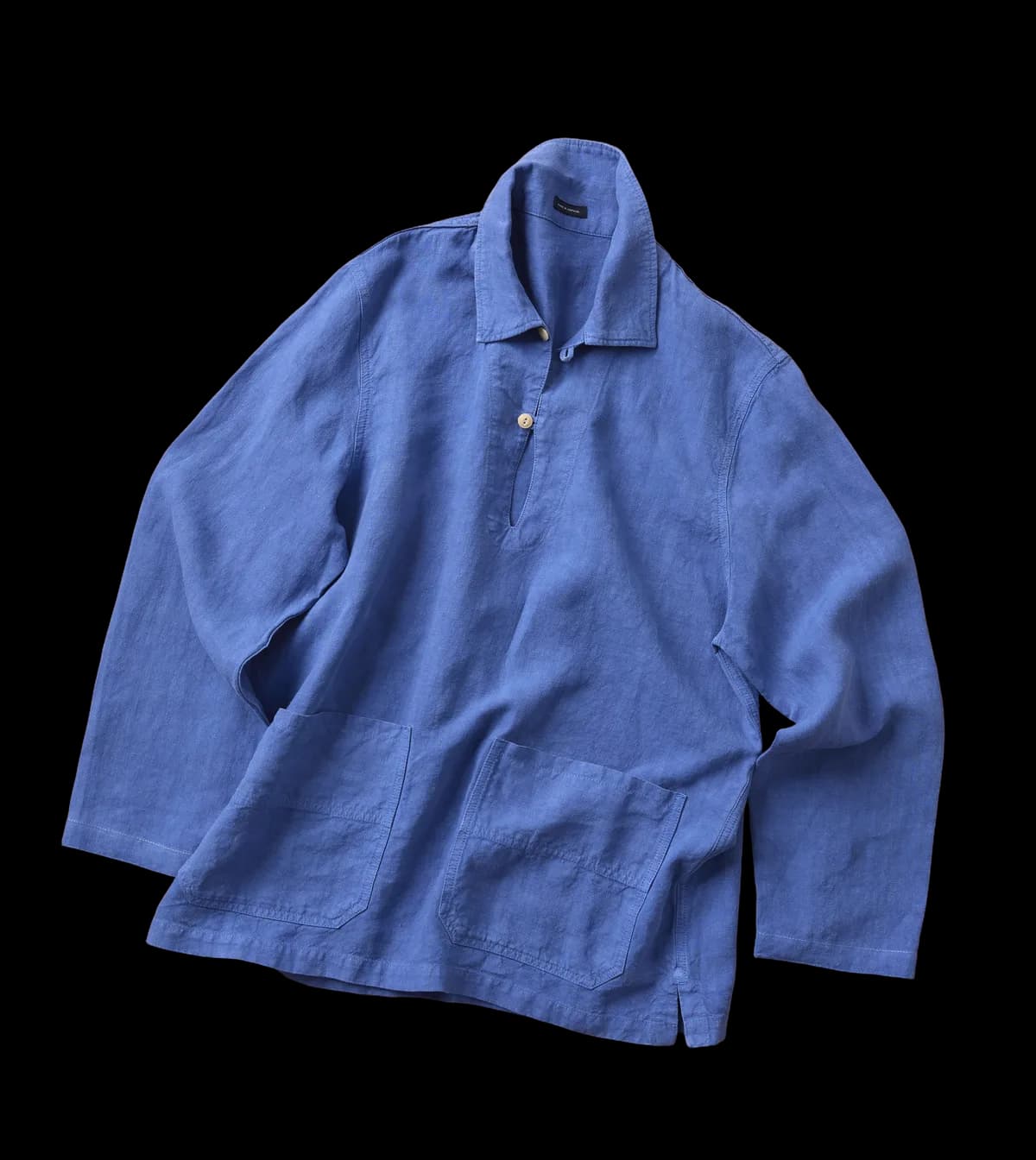Blue Linen Smock