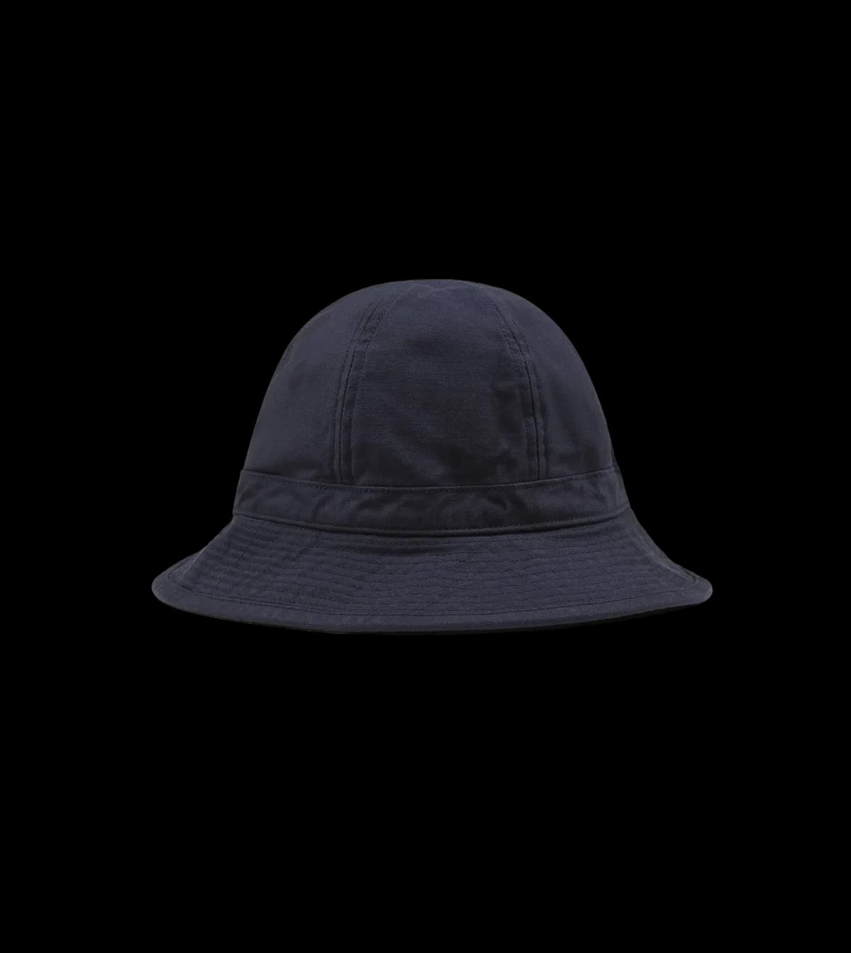 Câbleami Navy Baker Back Satin Cotton Metro Hat