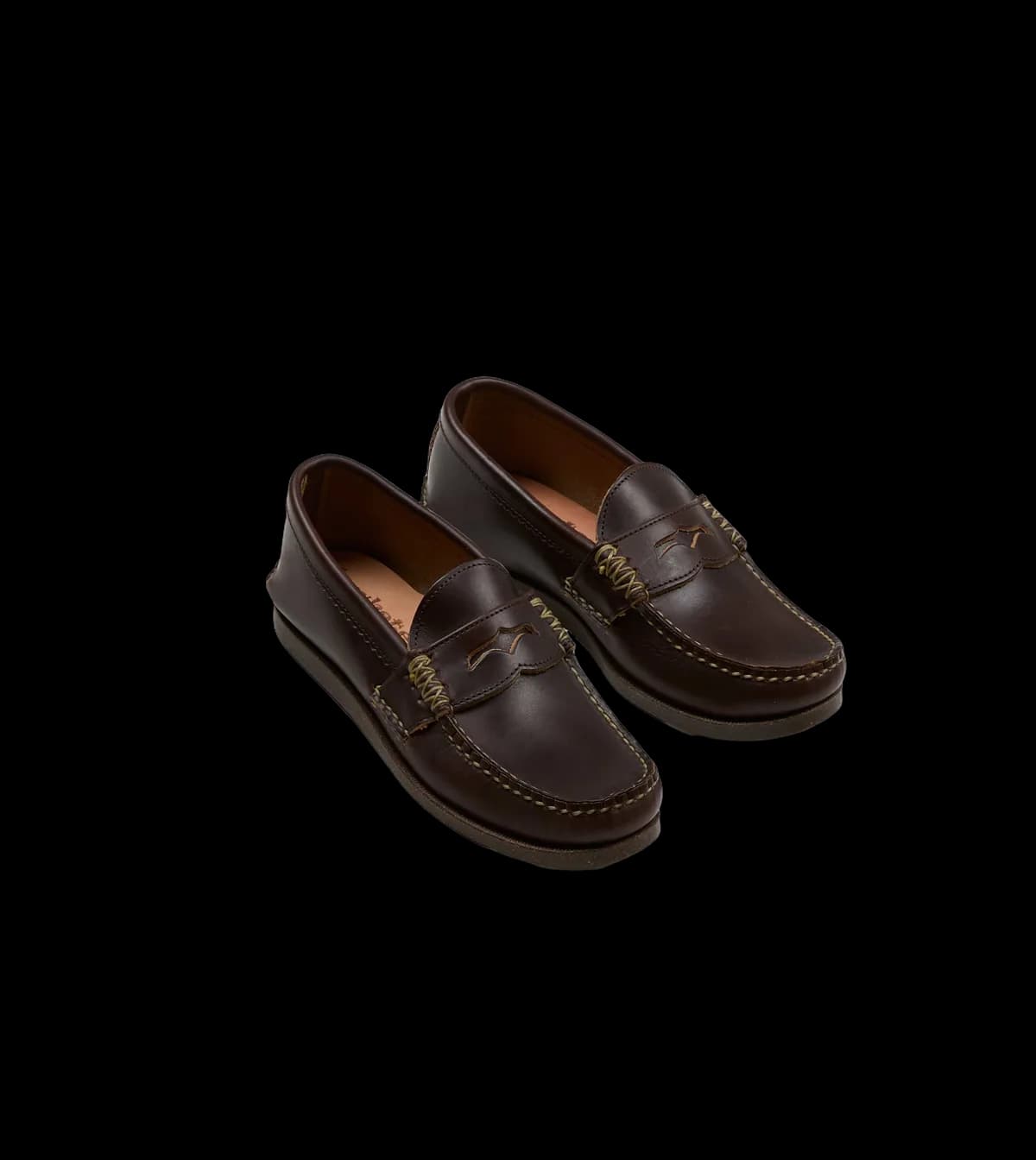Yuketen Brown Loafer with Camp Sole