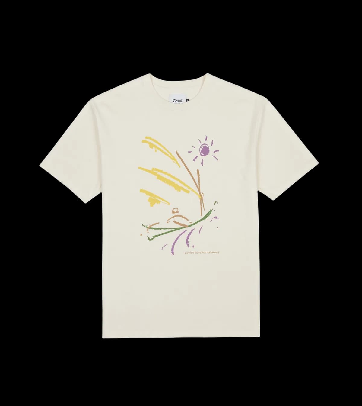 Antique White 'Sun Sail' Print Short-Sleeve Hiking T-Shirt