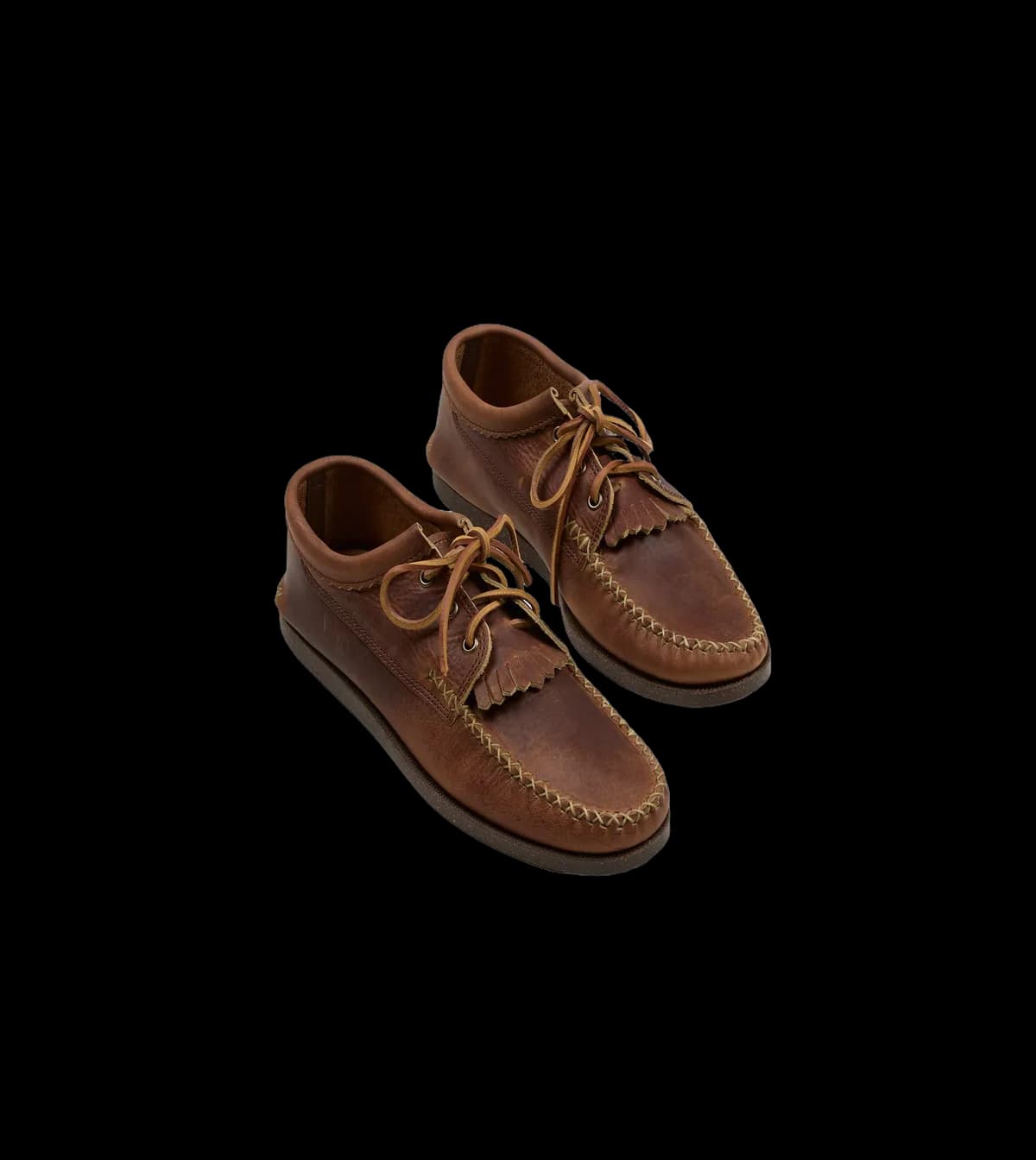 Yuketen Brown Kiltie Blucher with Camp Sole
