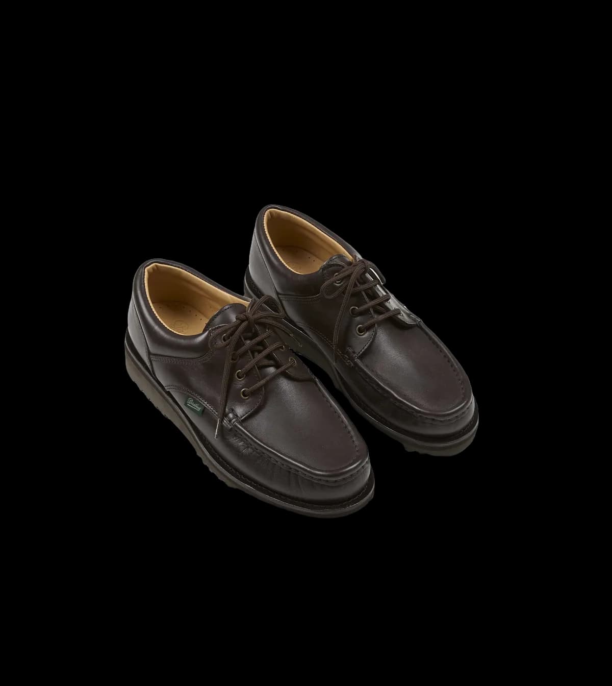 Paraboot Thiers Kenya Dark Brown Leather Derby Shoe