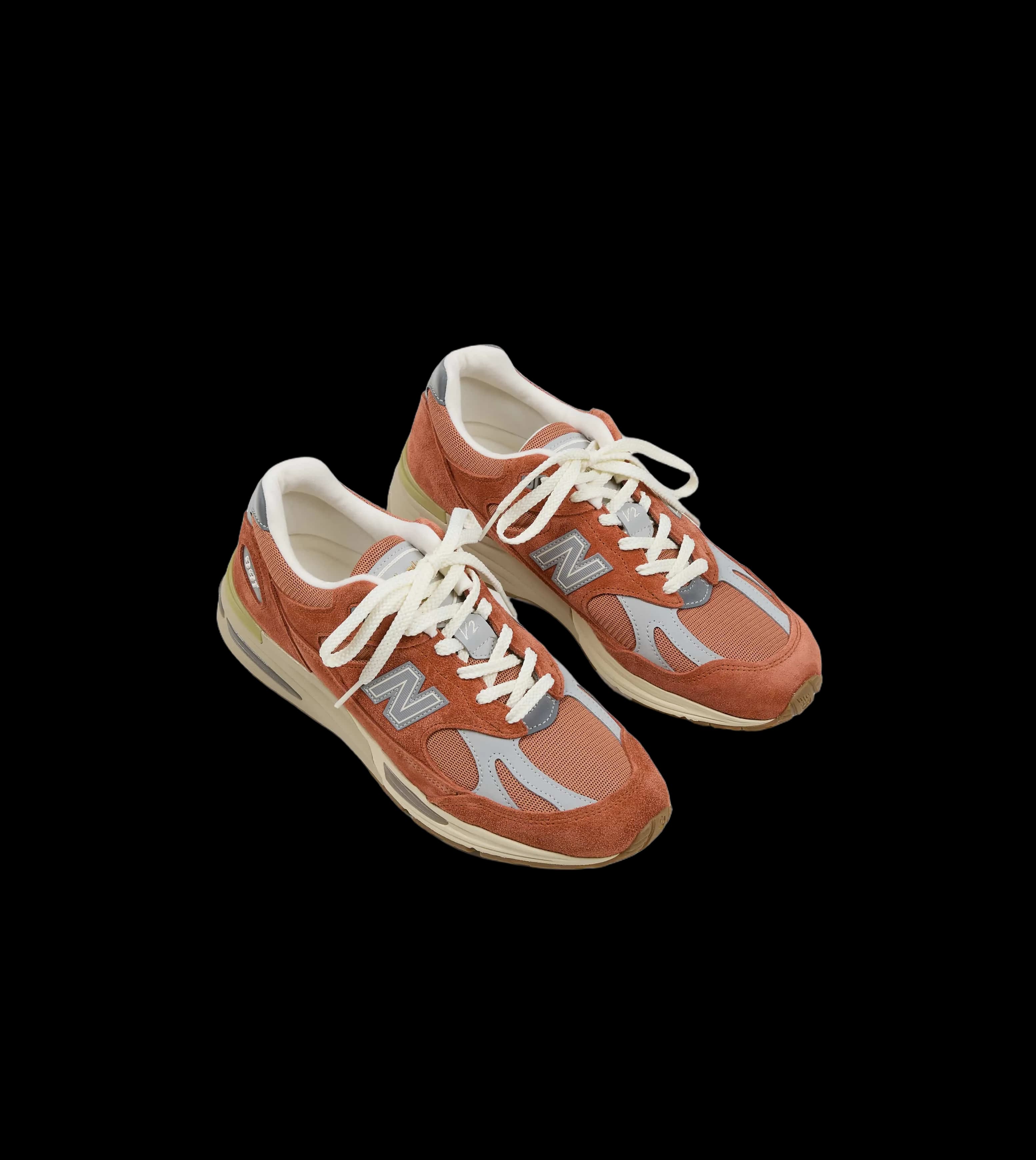 New Balance 'Vintage Sports’ Clay and Sienna Orange Made in UK 991v2 Trainers
