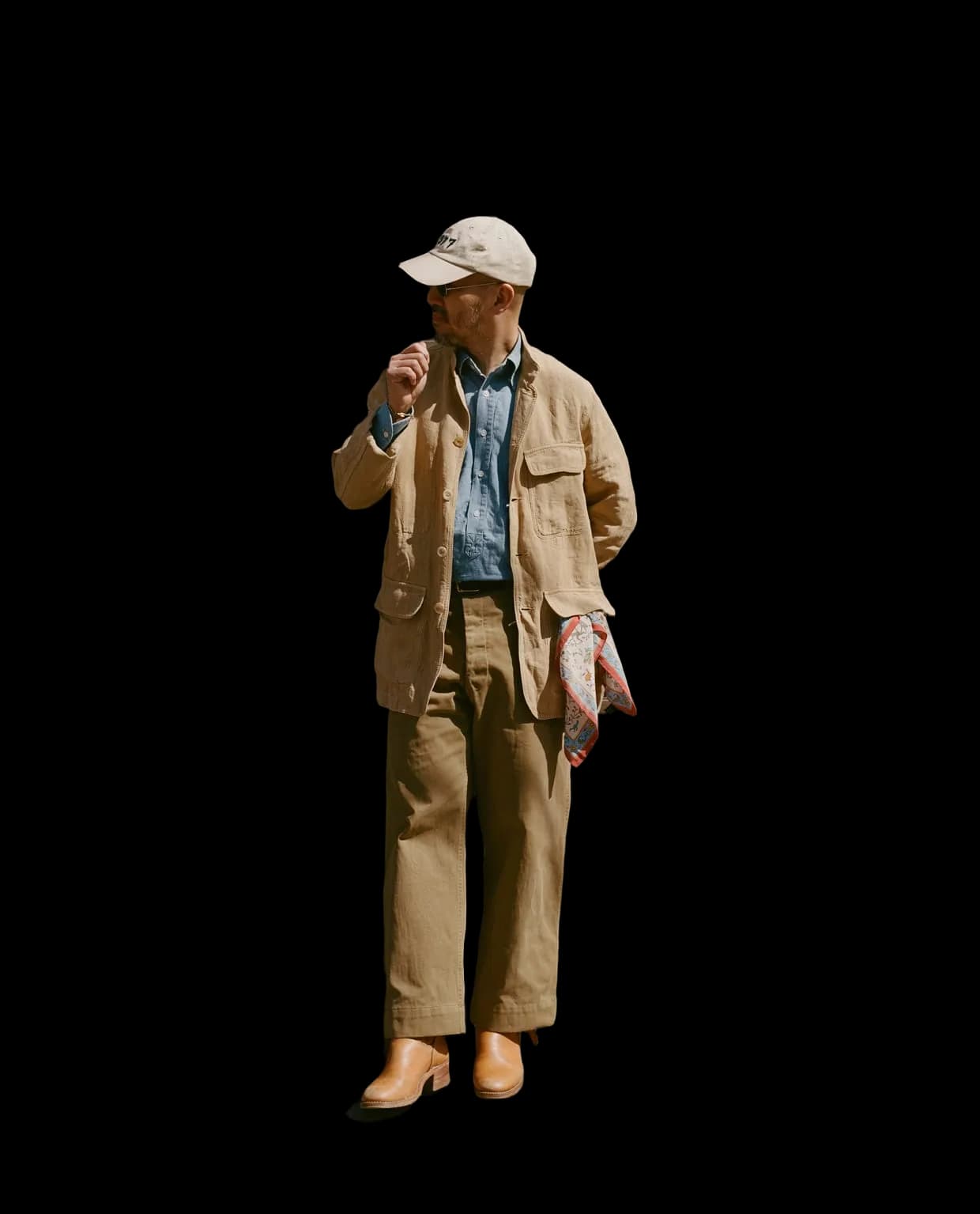 Sand Linen Forestière Jacket