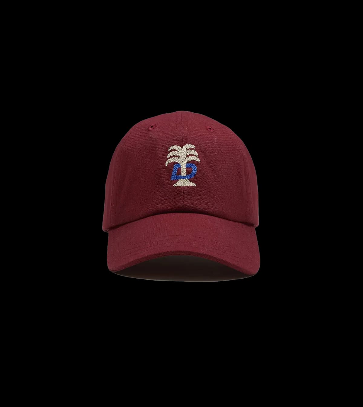 Red 'Cafe Cecil' Cotton Baseball Cap