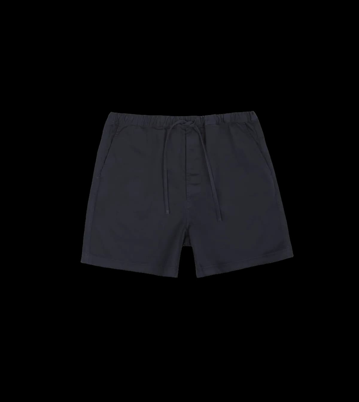 Navy Cotton Drawstring Shorts