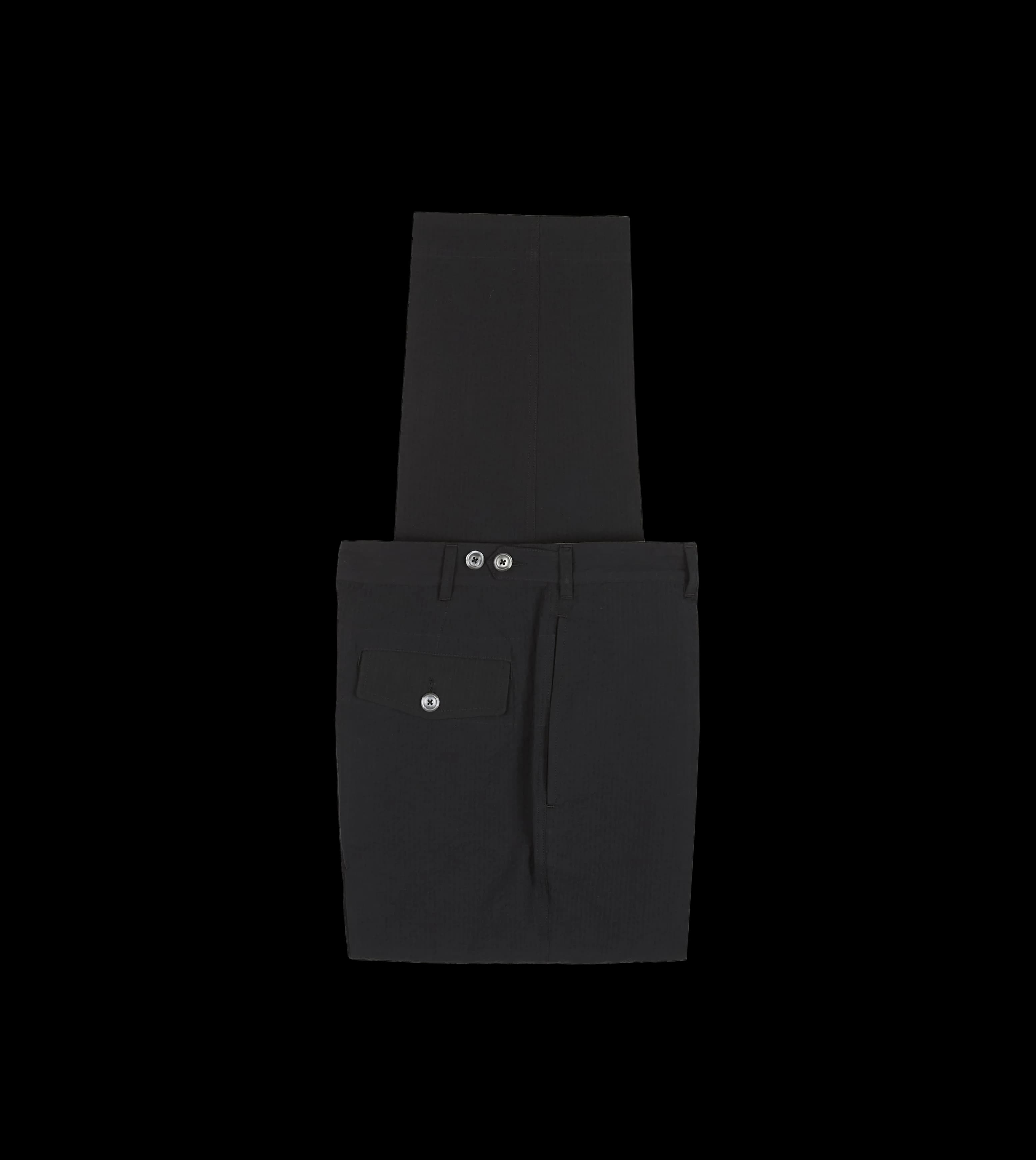 Black Seersucker Games Trousers