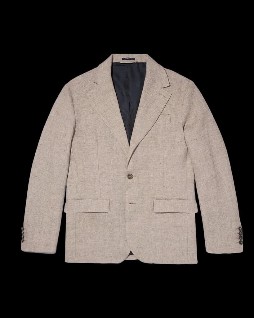 Flanneled Linen Jacket