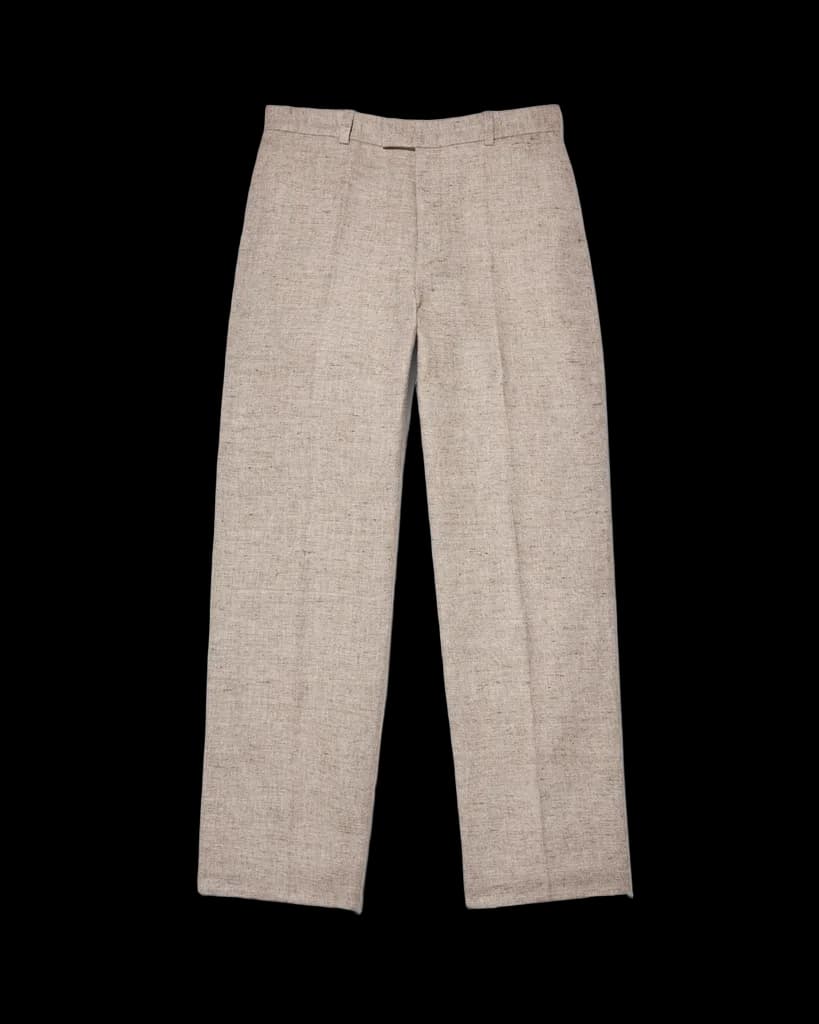 Flanneled Linen Trouser
