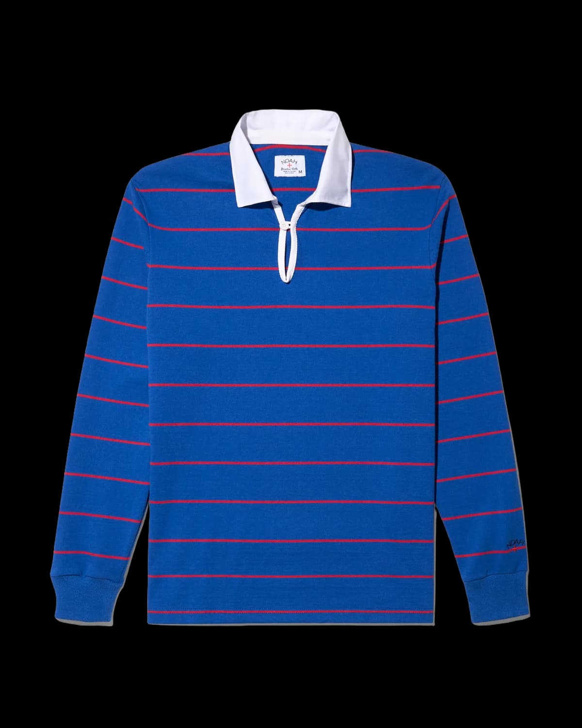 Striped Button Tab Rugby