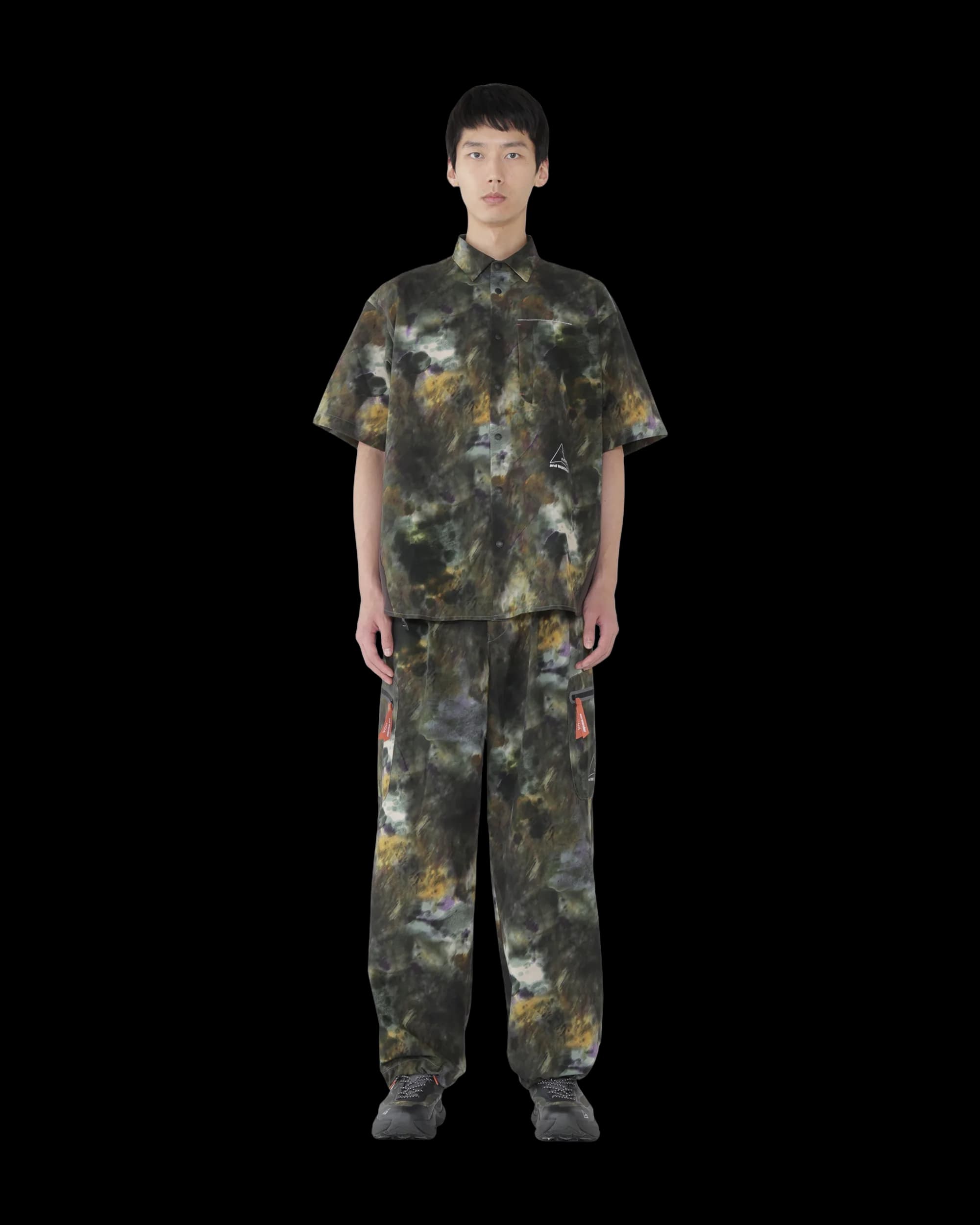 ROA x and wander Printed Breathable Shirt