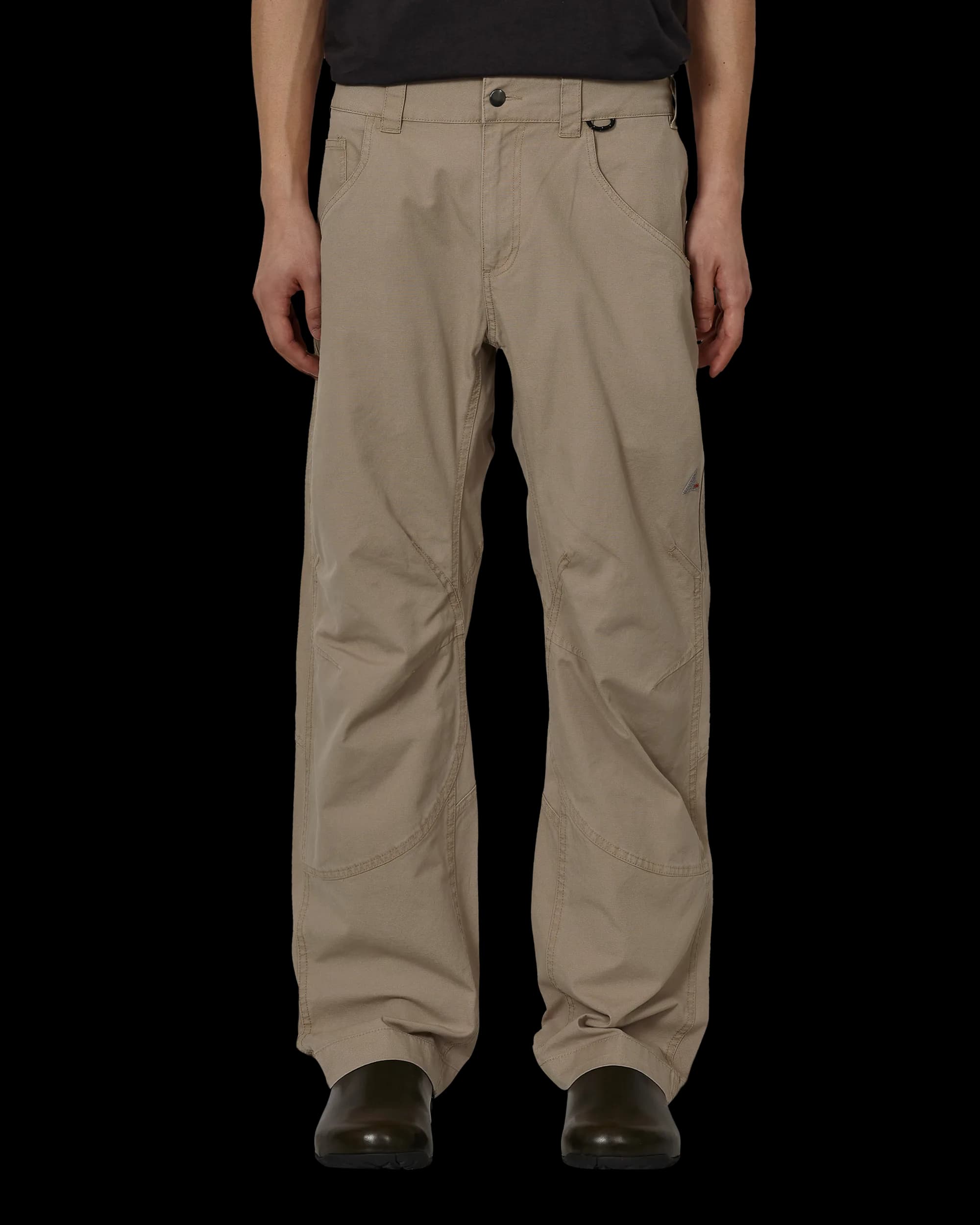 Crimp Shaped Cotton Pants