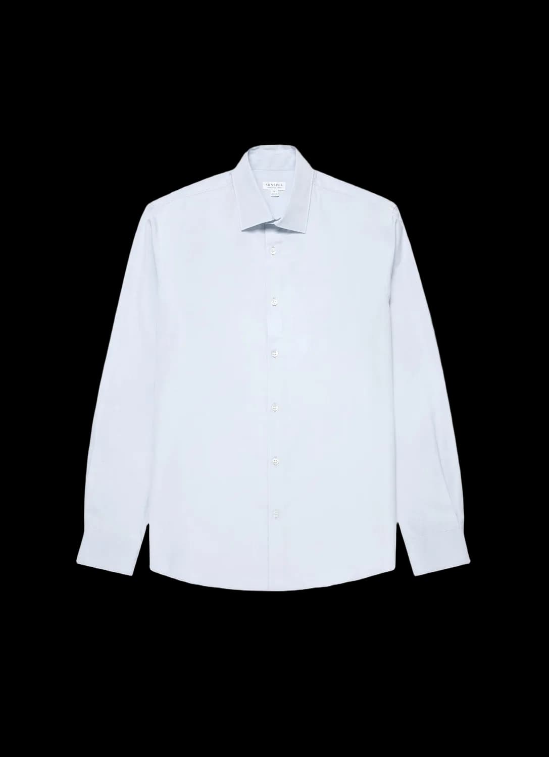 Men's Sea Island Cotton Shirt in Light Blue