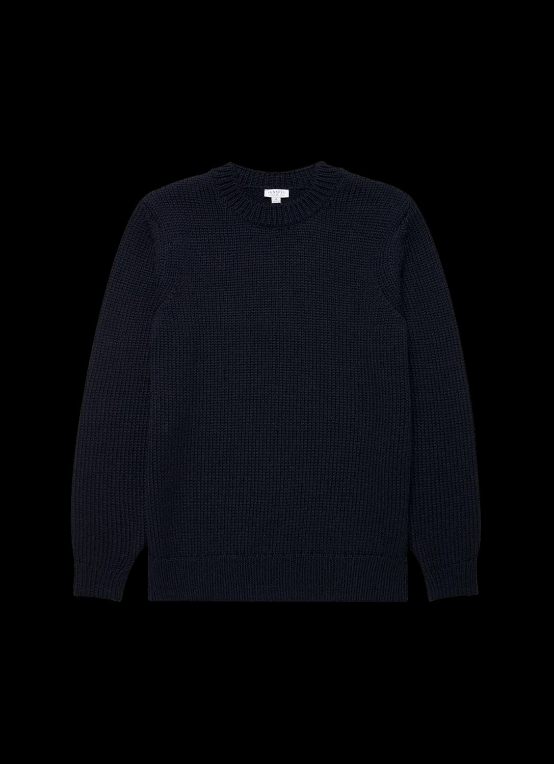 Men's Fisherman Jumper in Navy