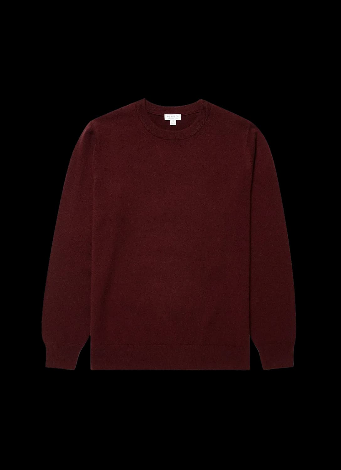 Men's Cashmere Crew Neck Jumper in Bakelite