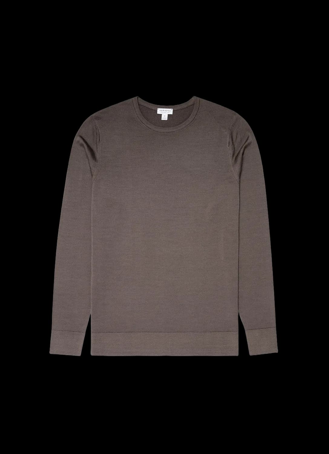 Men's Extra-Fine Merino Crew Neck in Cedar
