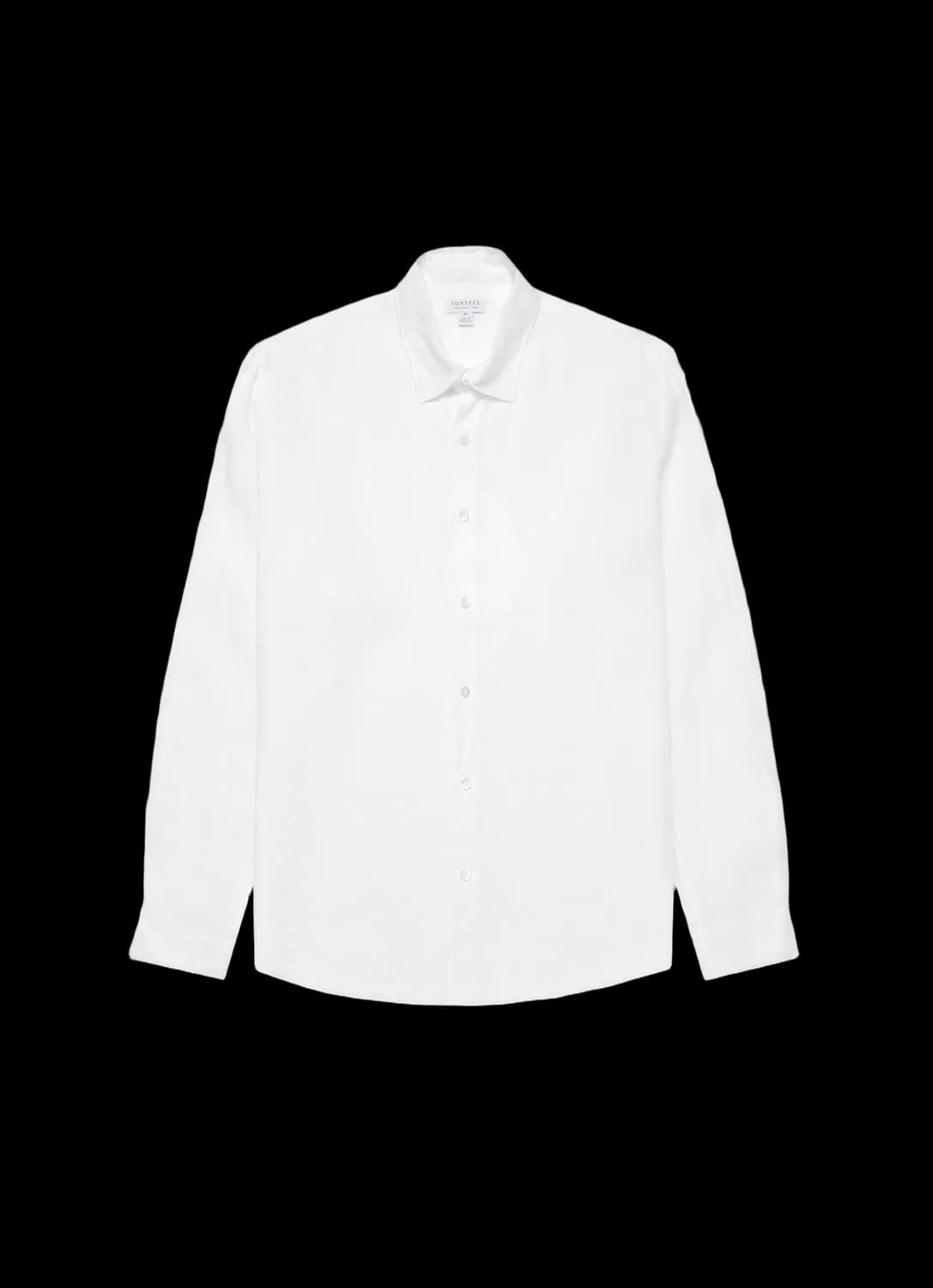 Men's Linen Shirt in White