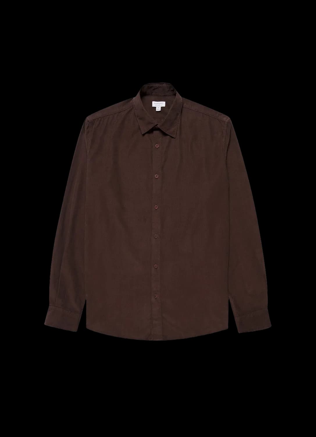 Men's Fine Cord Shirt in Truffle