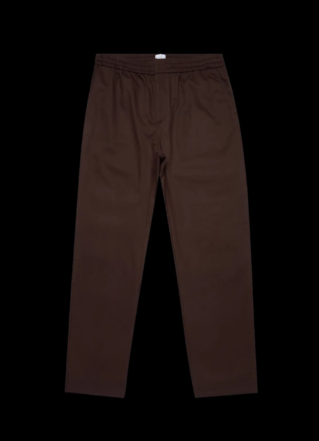 Men's Cotton Cashmere Drawstring Trouser in Truffle