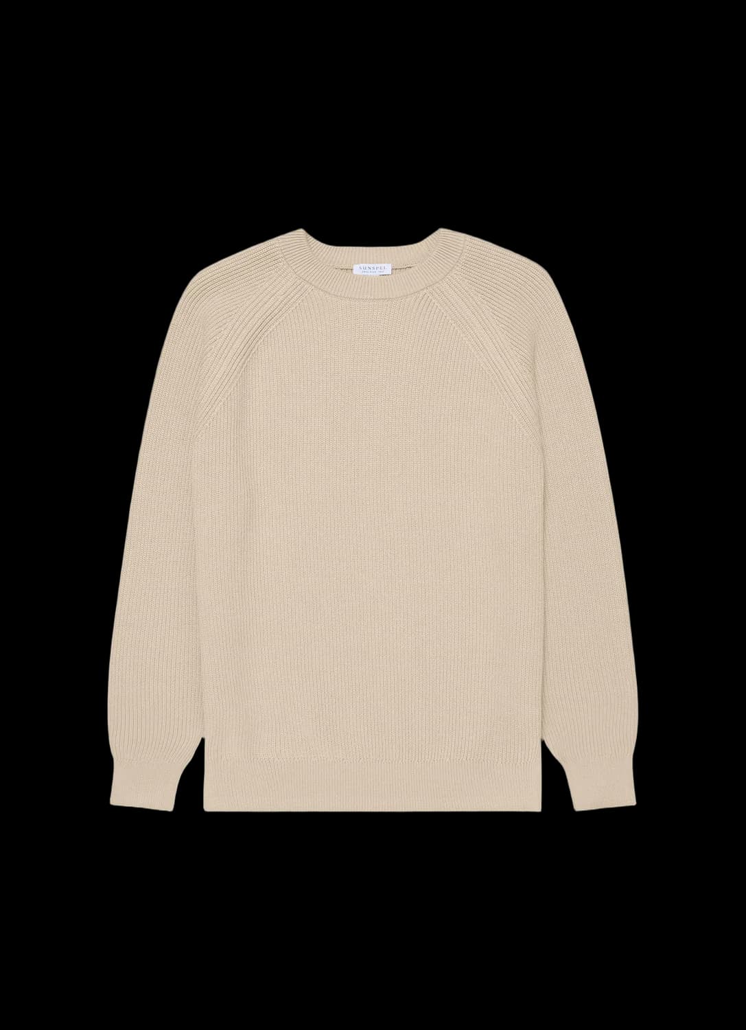 Men's Ribbed Jumper in Mink