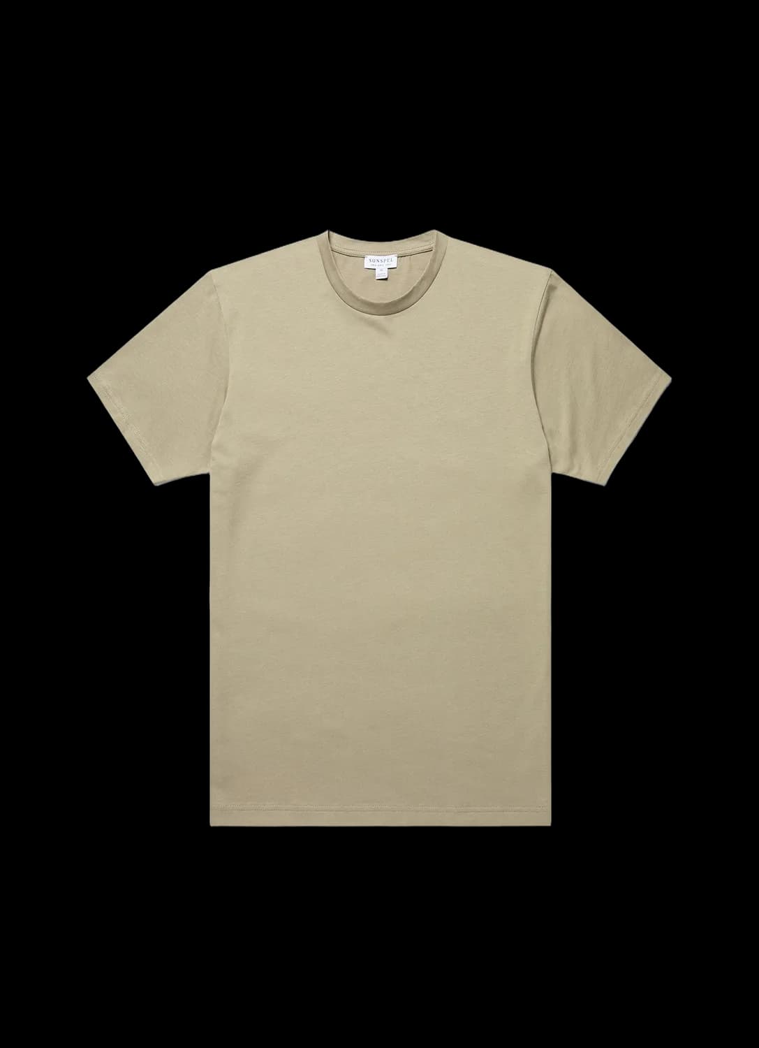 Men's Riviera Midweight T-shirt in Pale Khaki