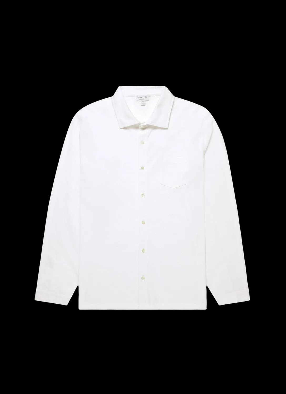 Men's Long Sleeve Riviera Shirt in White