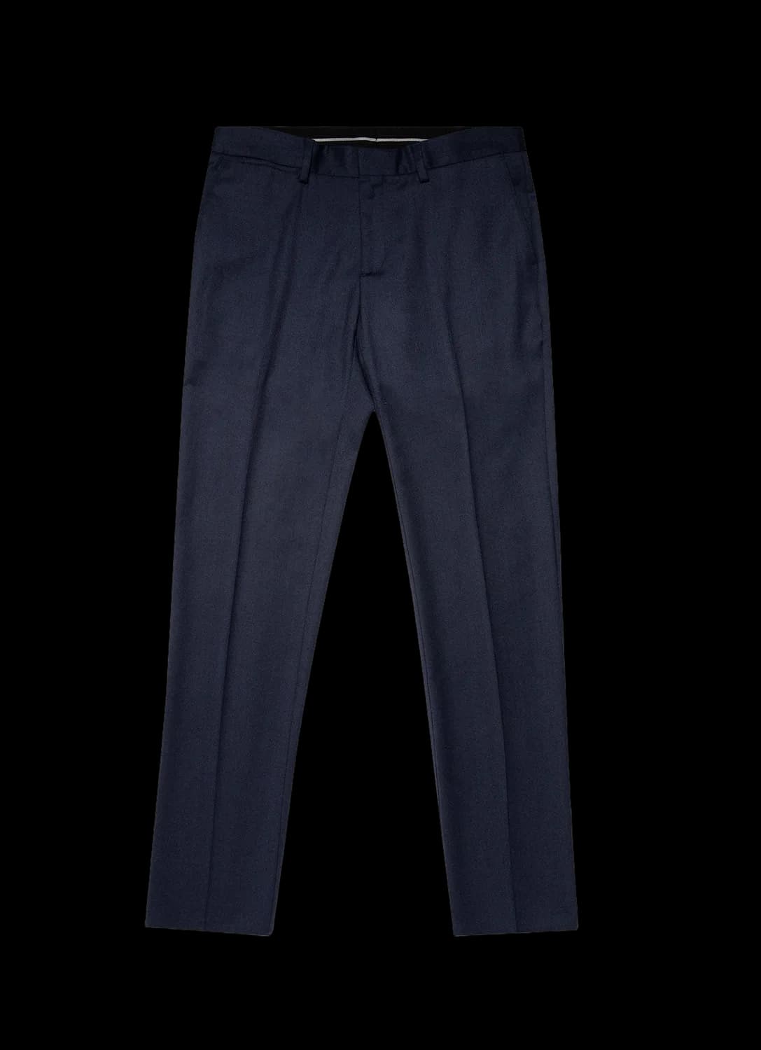 Men's Wool Trouser in Navy Melange