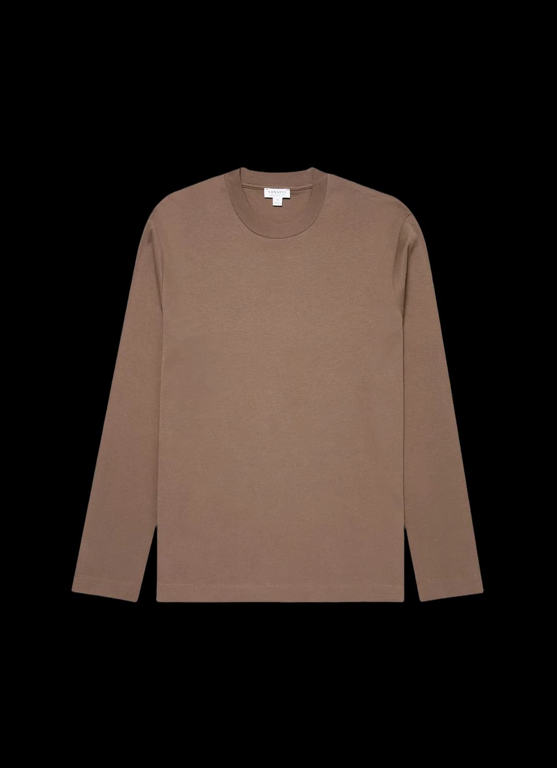Men's Long Sleeve Heavyweight T-shirt in Bark