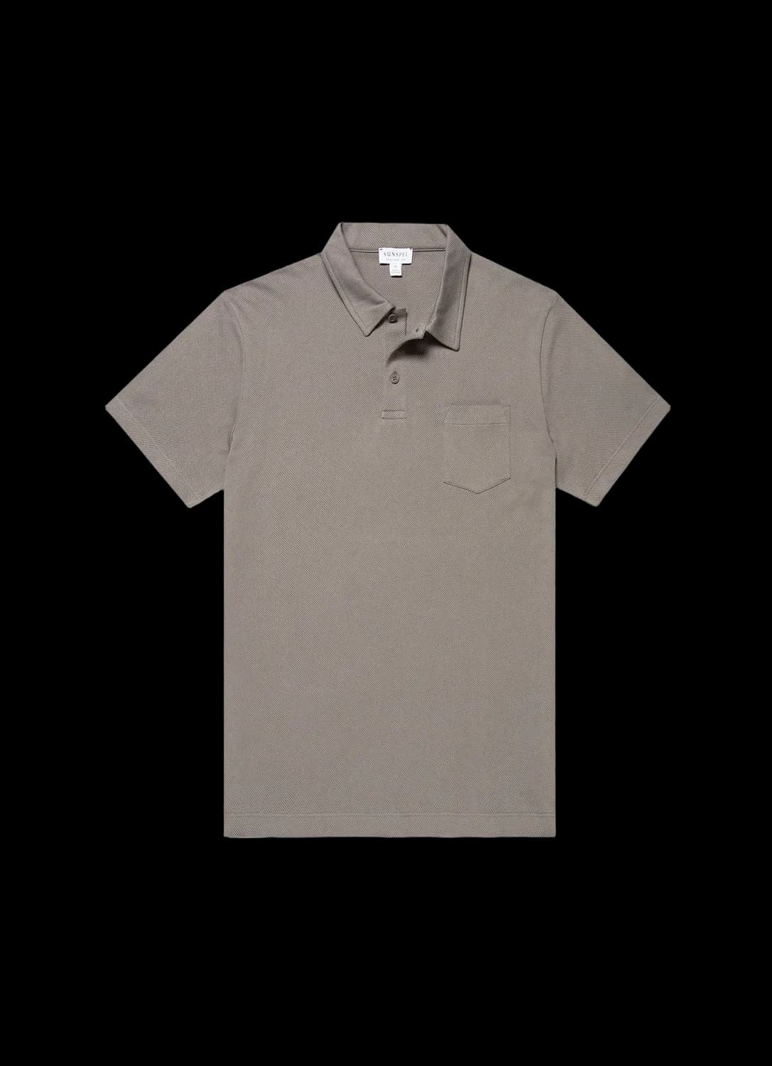 Men's Riviera Polo Shirt in Smoke