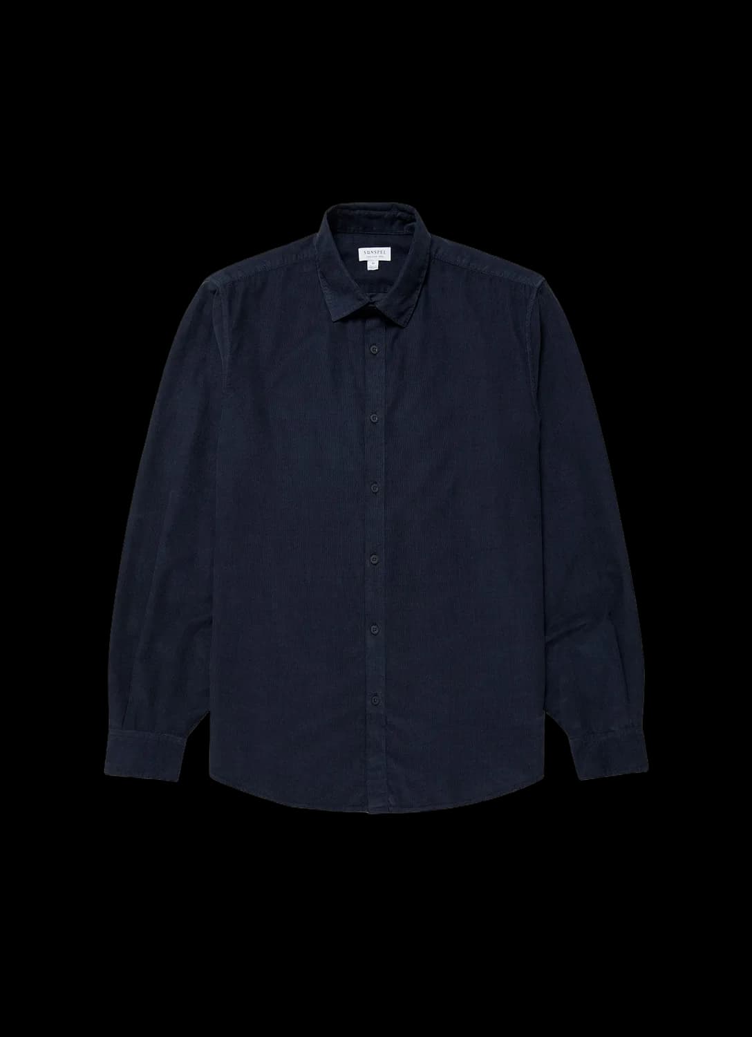 Men's Fine Cord Shirt in Navy