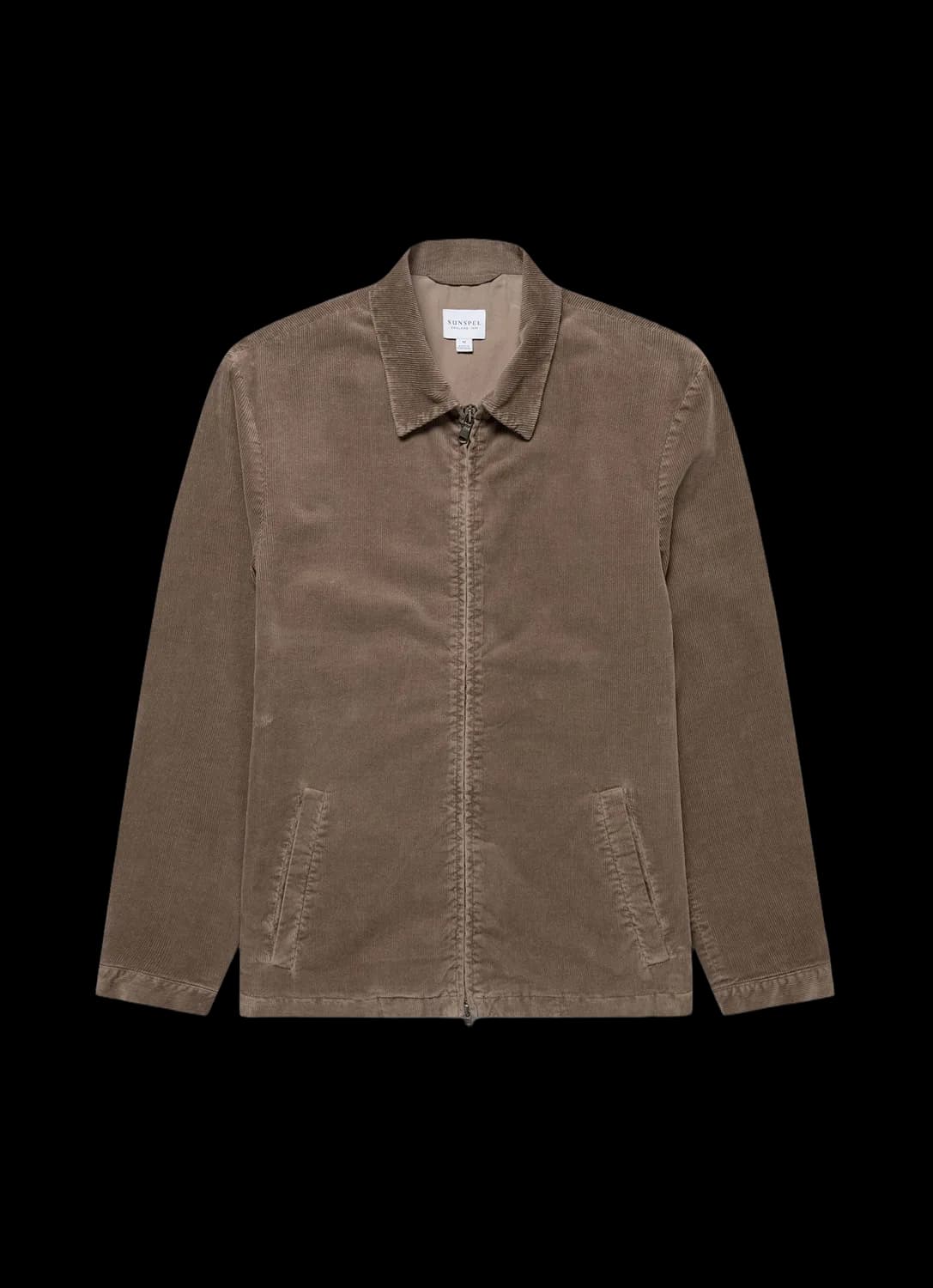 Men's Corduroy Harrington Jacket in Bark