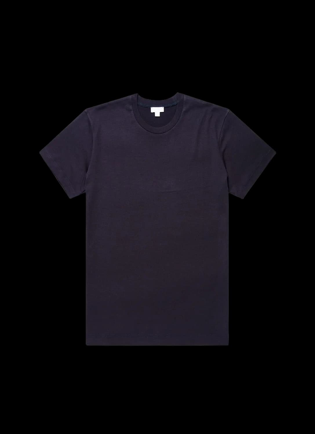 Men's Silk Cotton T-shirt in Navy