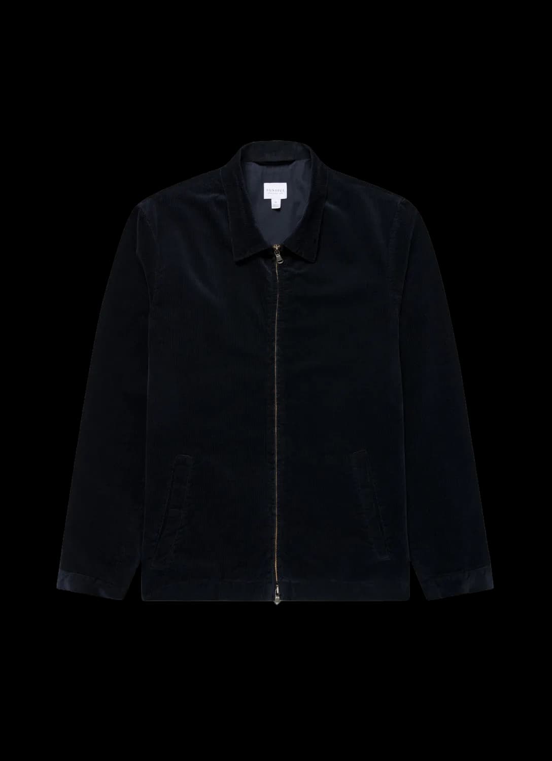 Men's Corduroy Harrington Jacket in Navy