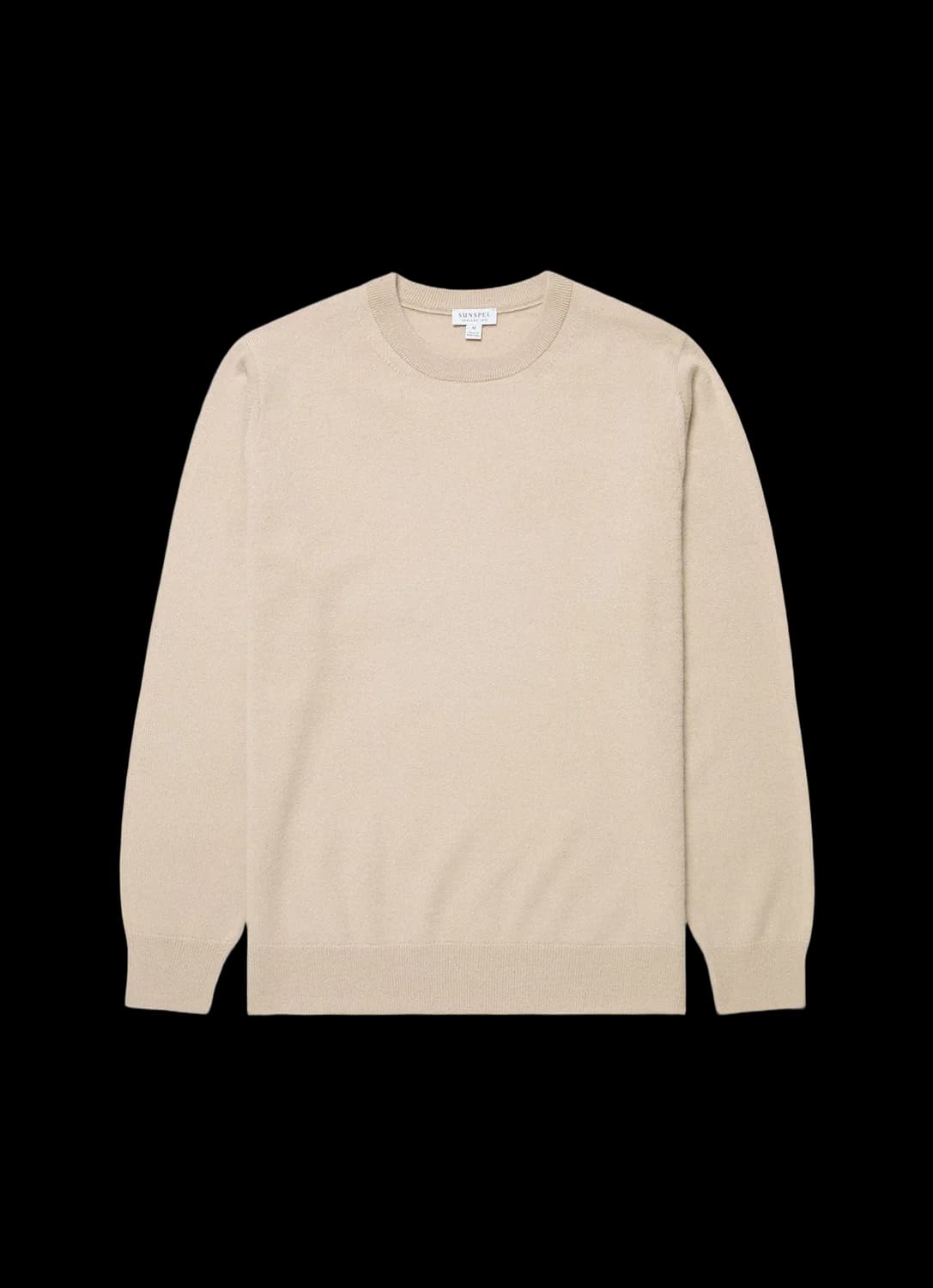 Men's Cashmere Crew Neck Jumper in Swansdown