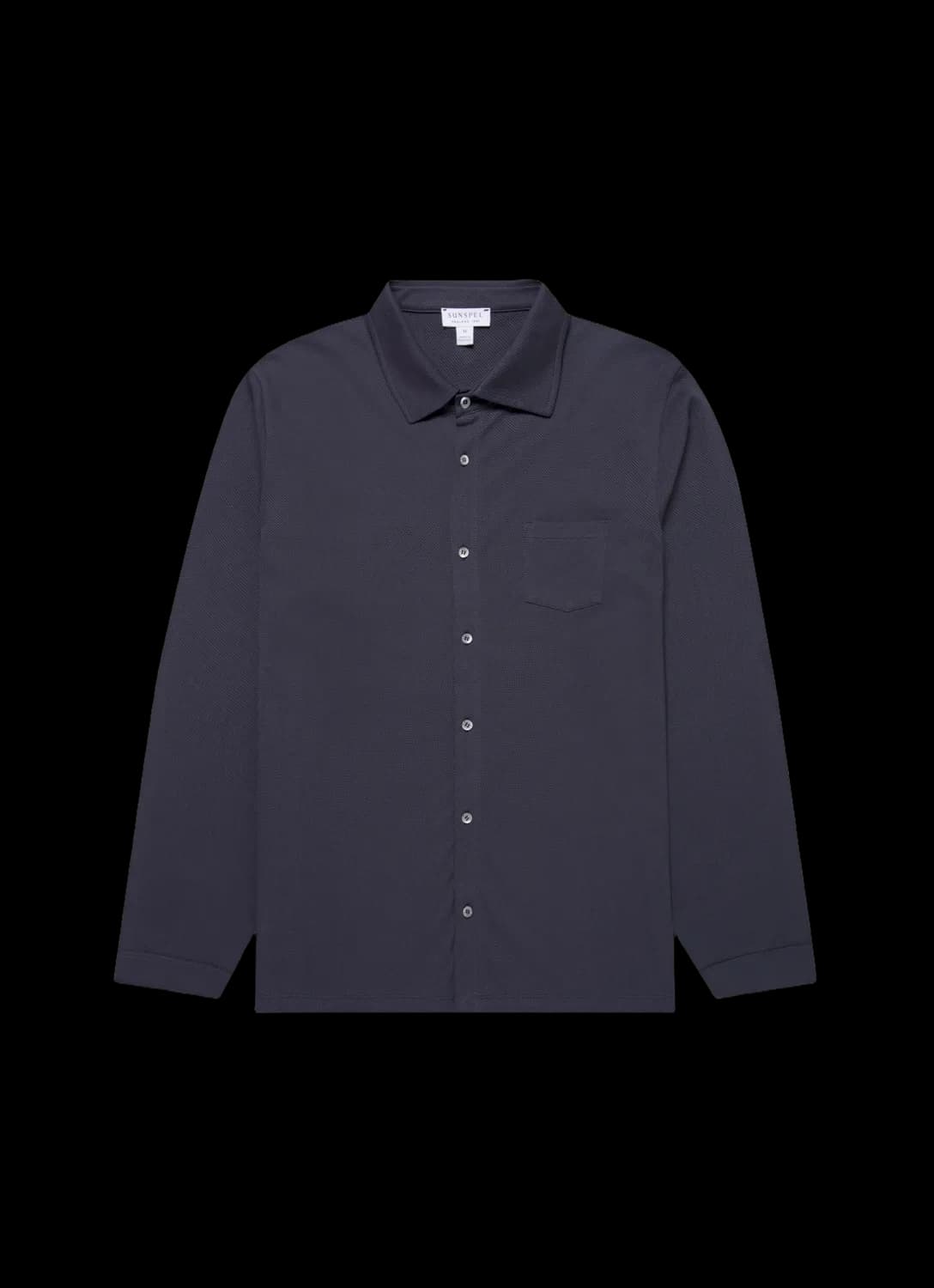 Men's Long Sleeve Riviera Shirt in Navy
