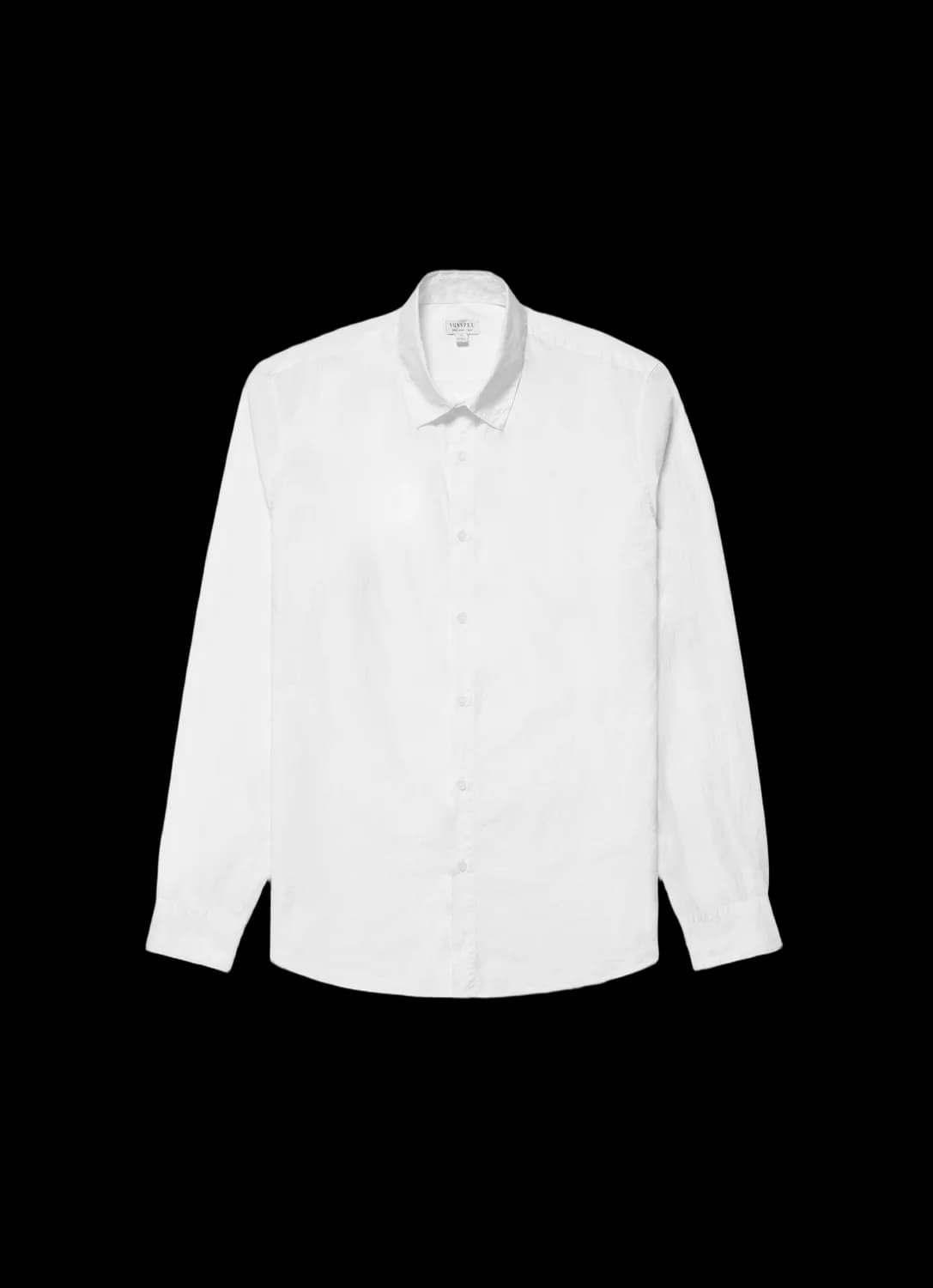 Men's Lightweight Poplin Shirt in White