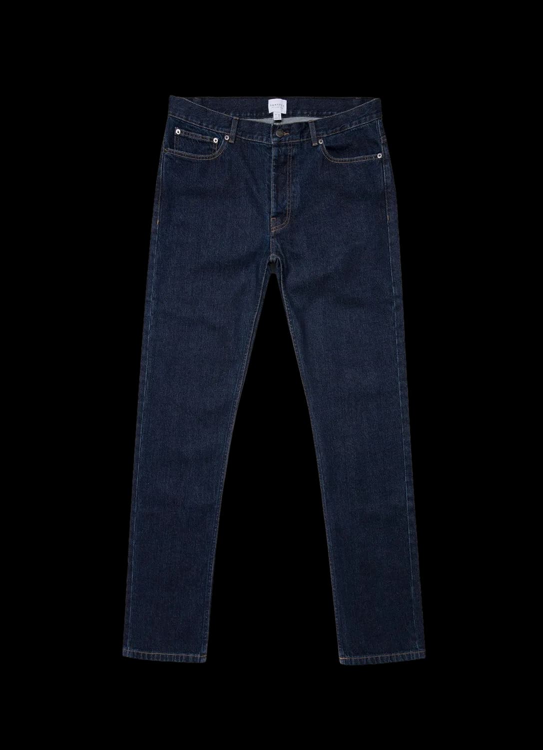 Men's Slim Fit Jeans in Rinse Wash Denim