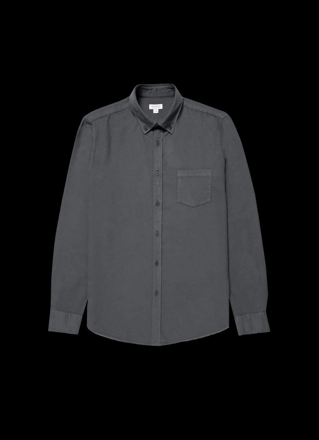 Men's Button Down Flannel Shirt in Drill Green