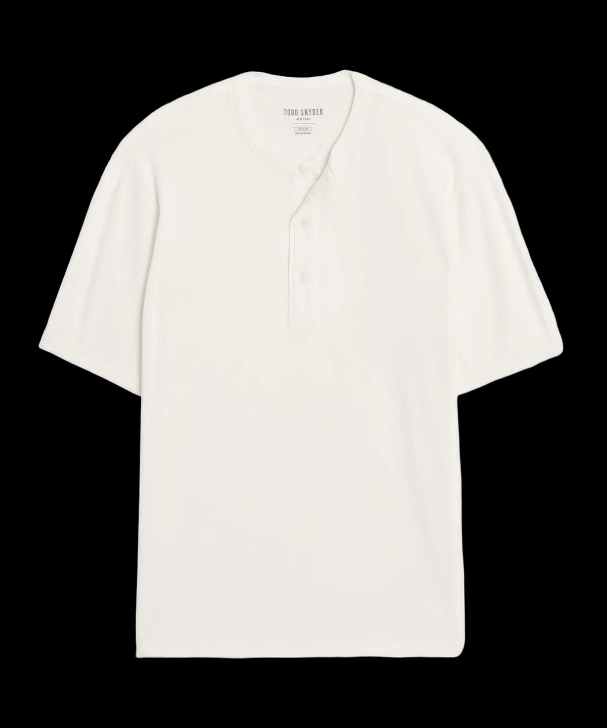 Ribbed Cotton Henley