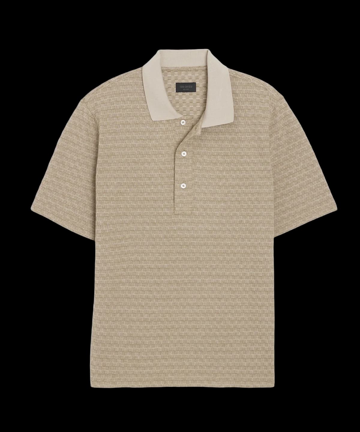 Grid Pique Polo