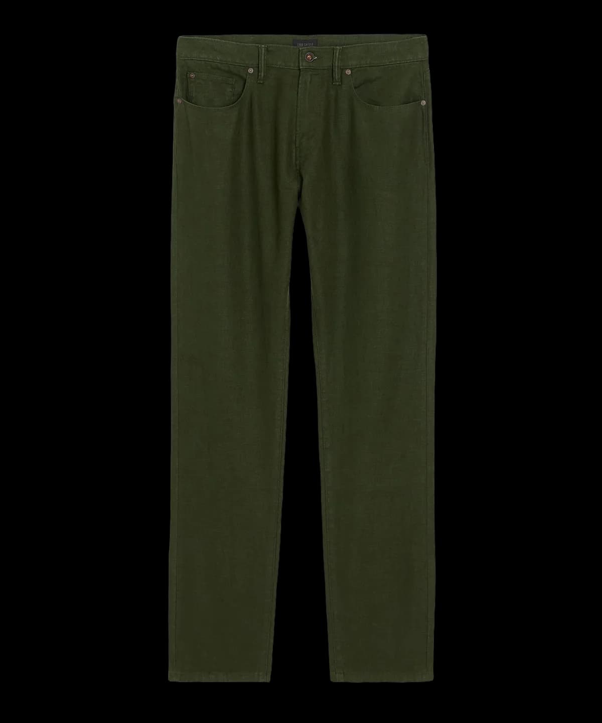 Slim 5-Pocket Linen Pant