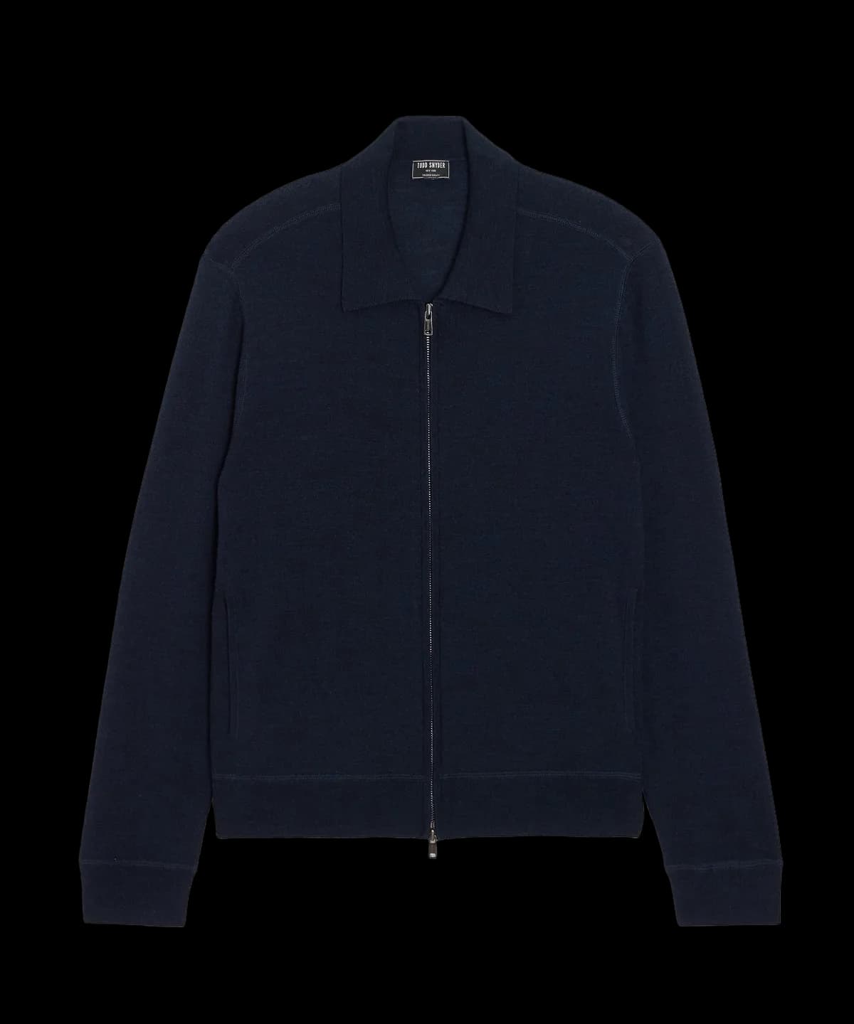 Merino Full-Zip Sweater Polo