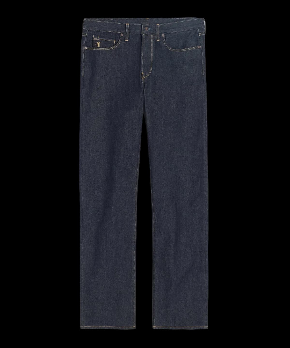 Straight Fit Jean in Indigo Rinse