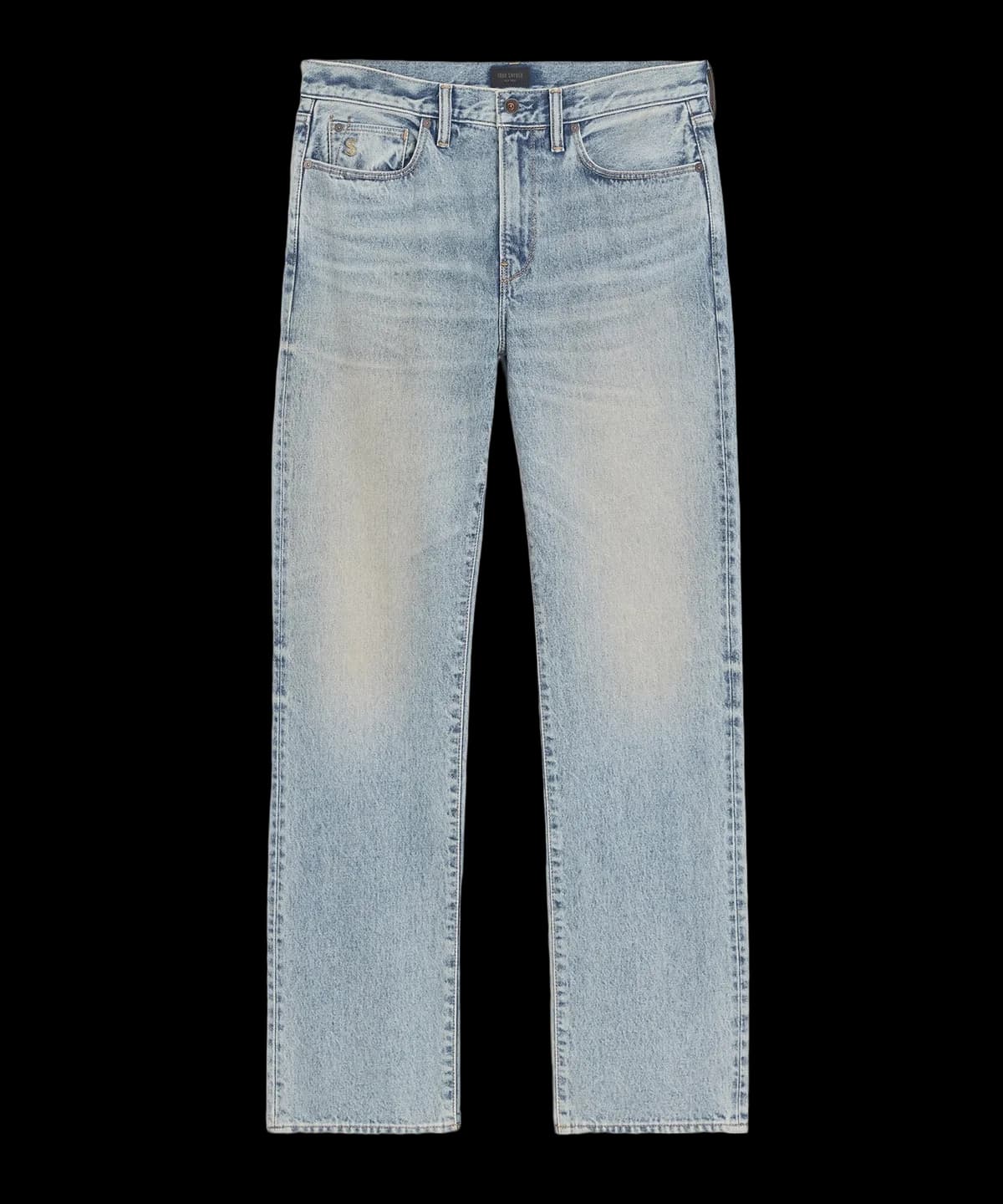Straight Fit Jean in Light Indigo