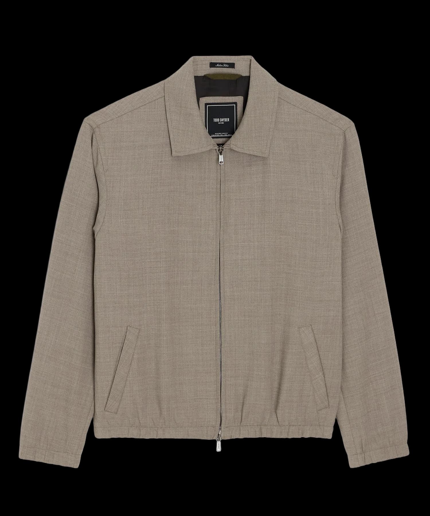 Lightweight Italian Wool Bomber Jacket